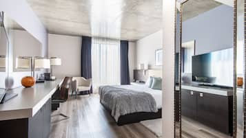 1 habitación y ropa de cama de alta calidad
