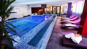 Bastu, bubbelpool, turkiskt bad/hamam och massage