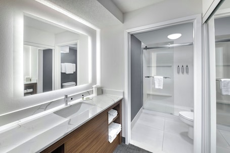 Shower, free toiletries, hair dryer, towels. Residence Inn by Marriott Whitby