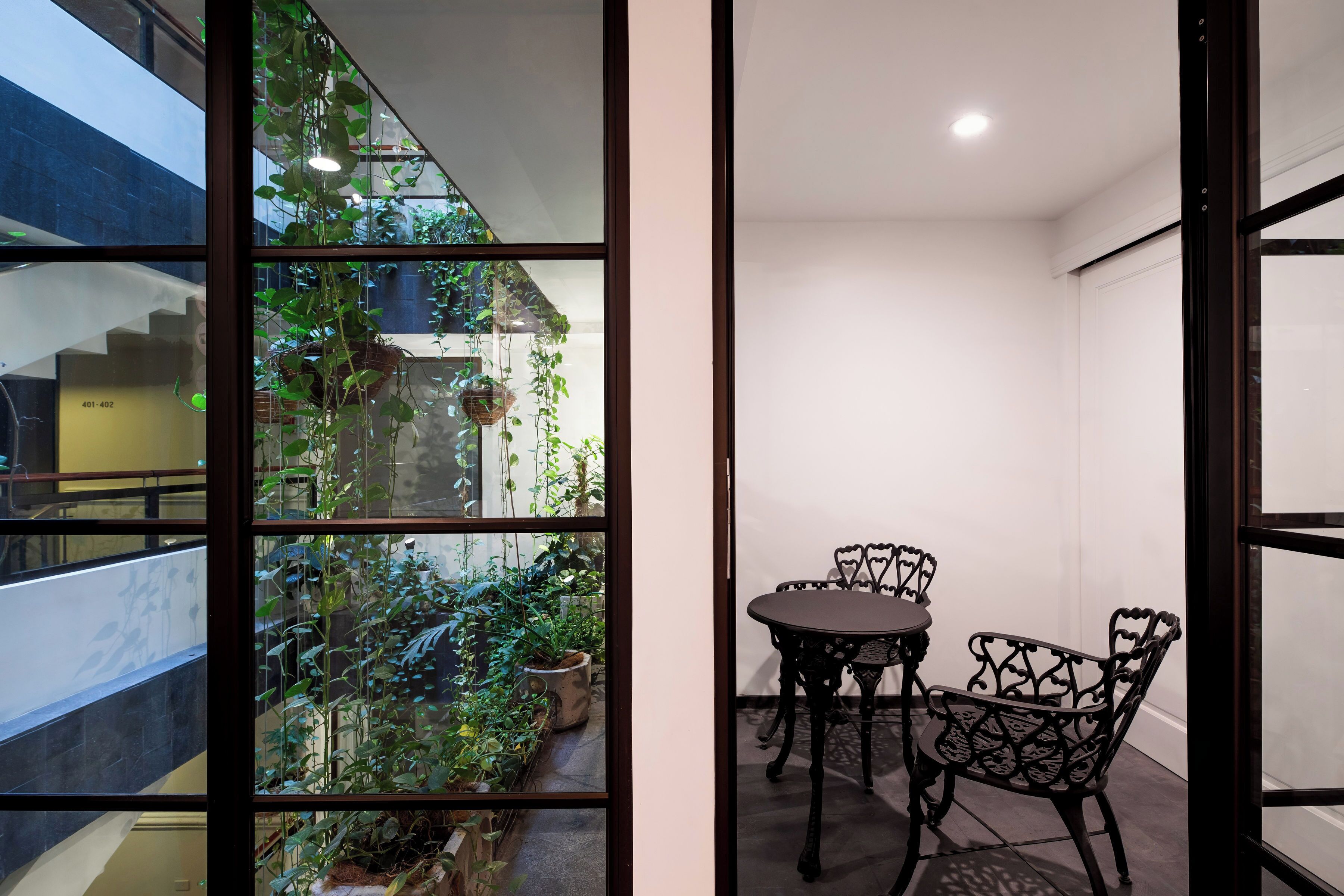 Chambre Supérieure, 2 grands lits | Terrasse/Patio