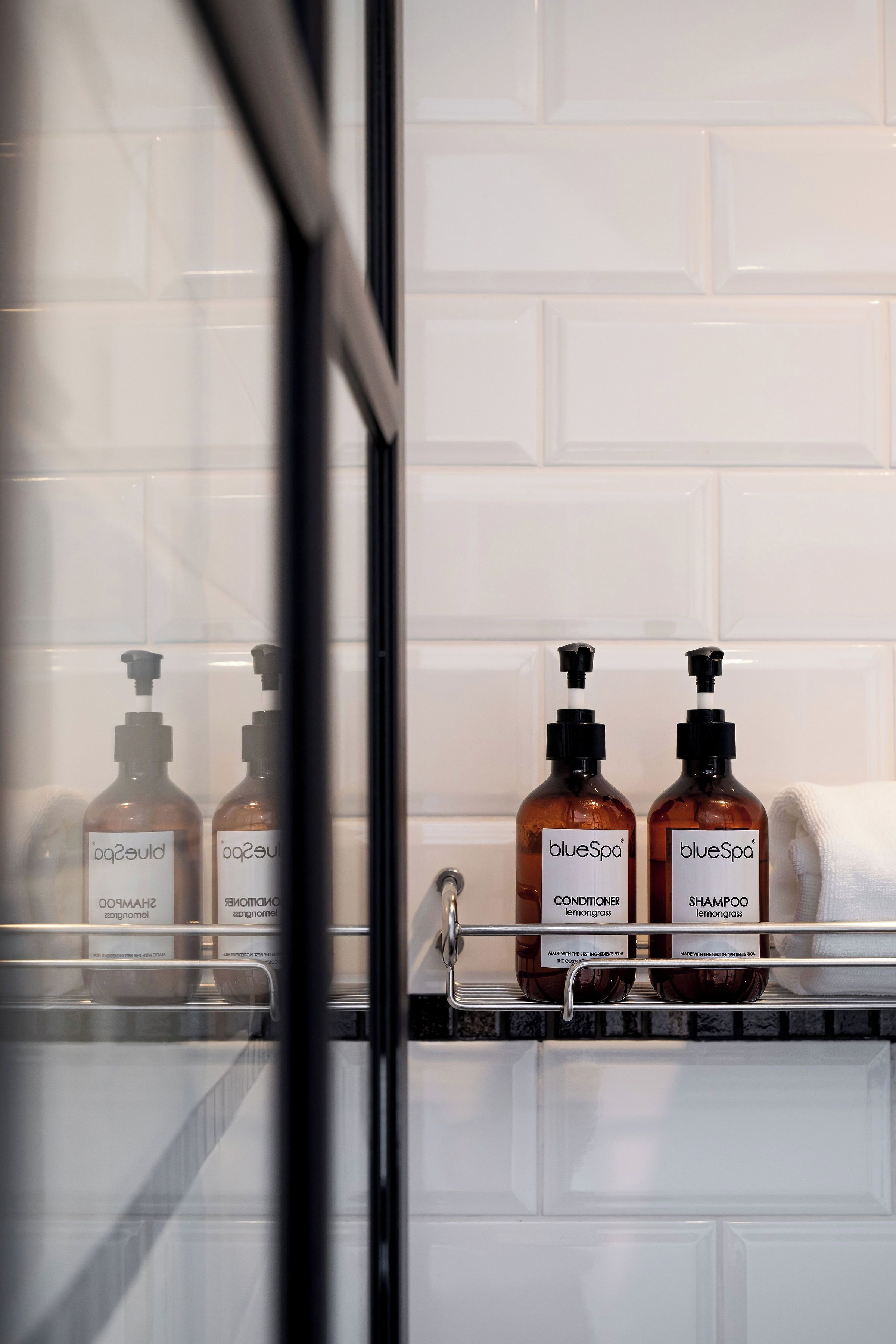 premium room, 1 king bed | bathroom | shower, designer toiletries, hair dryer, towels