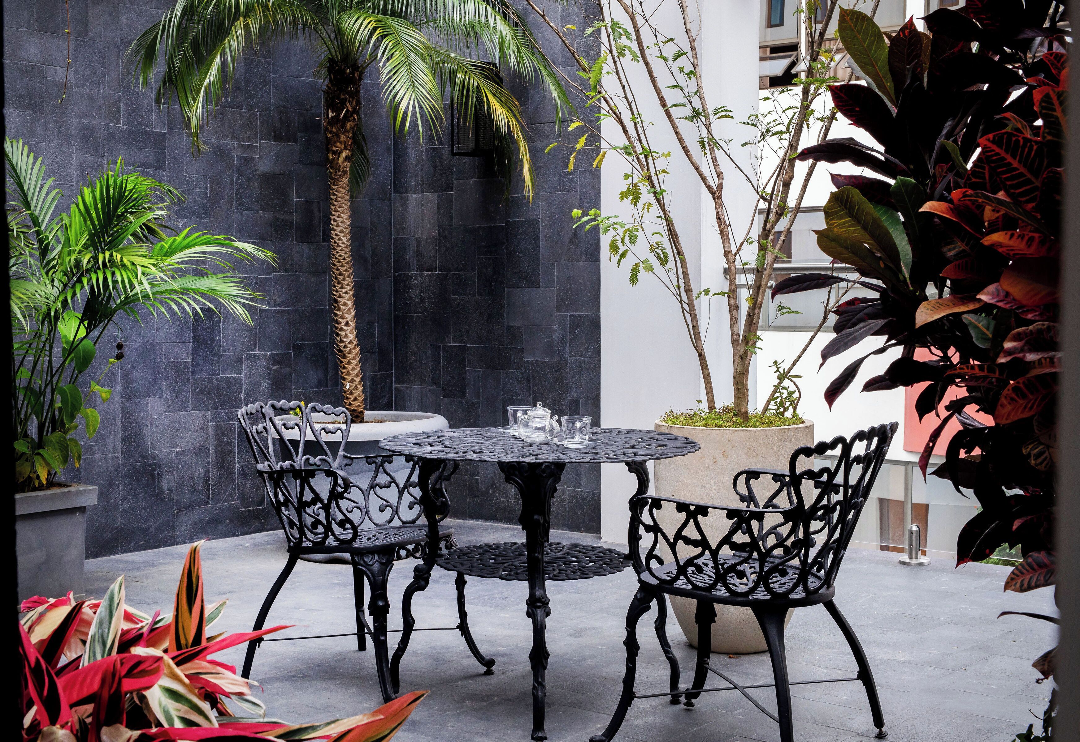 设计客房, 1 张大床 (La Dama Elegante) | 露台