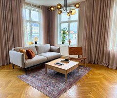 Family Apartment, Multiple Beds, Non Smoking, Private Bathroom (External Building) | Hypo-allergenic bedding, down comforters, desk, blackout drapes