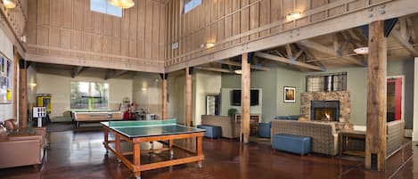 Coin salon dans le hall