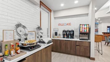 Free daily buffet breakfast