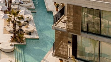 Premium Room, Terrace, Pool View | Hypo-allergenic bedding, minibar, in-room safe, blackout curtains