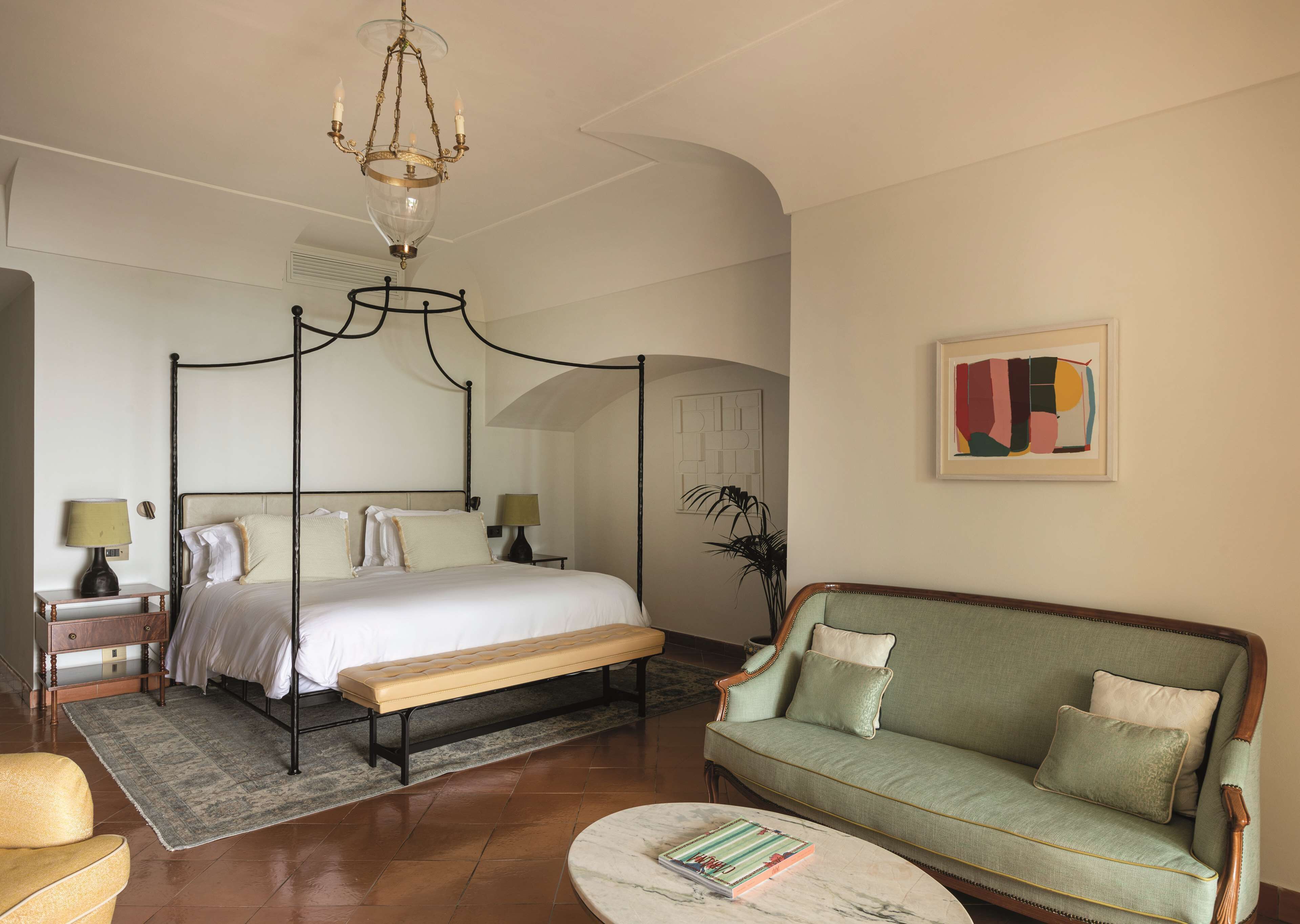 جناح - بمنظر للبحر (Garden) | أغطية فراش متميزة وألحفة محشوة بالريش وميني بار وخزنة داخل الغرفة