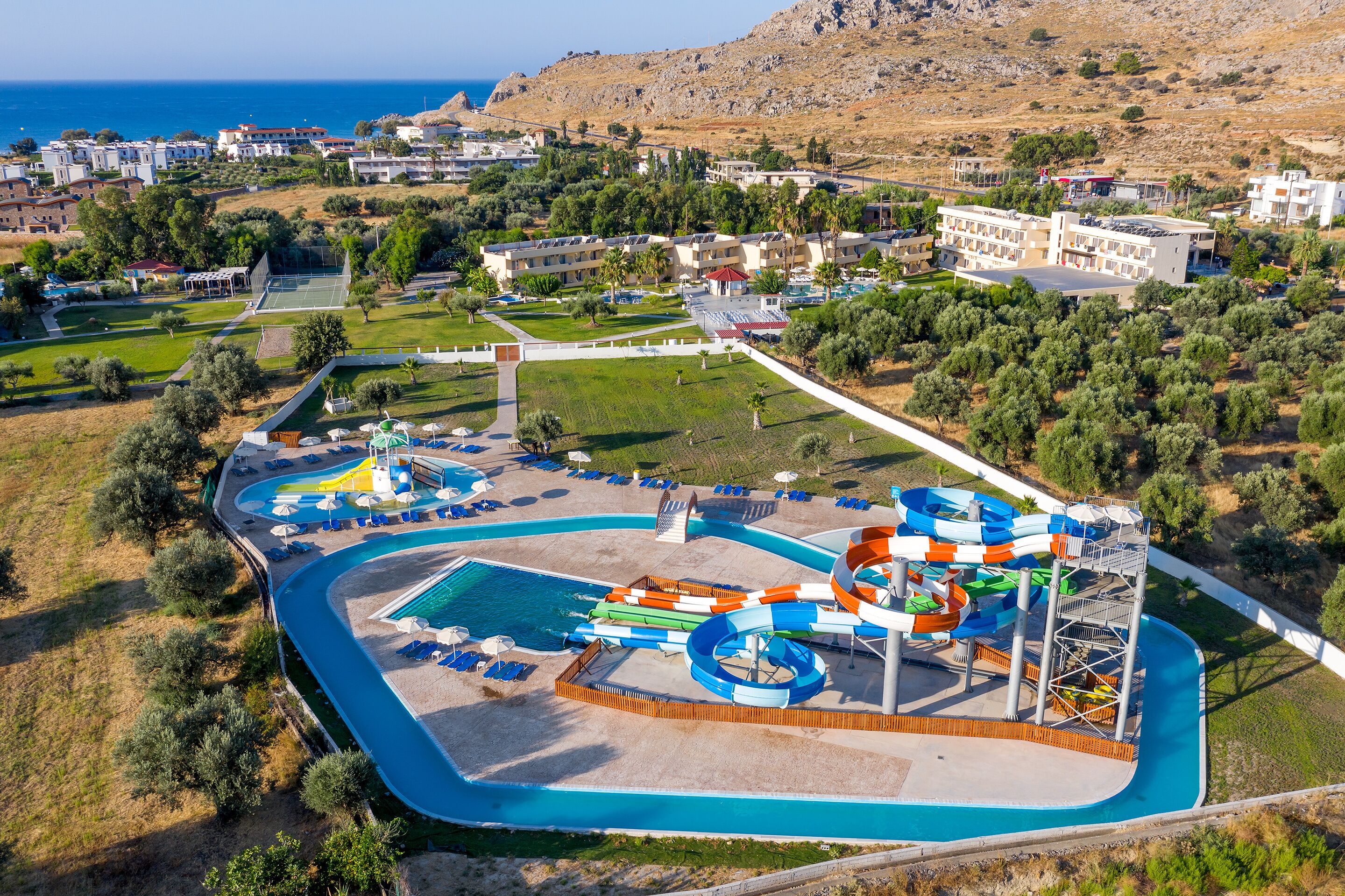 منظر من الجو على ارتفاع عالٍ