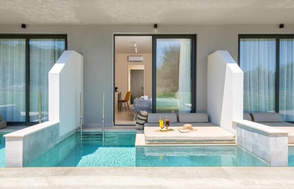 Deluxe Pool (Sharing Pool) | Blick vom Balkon