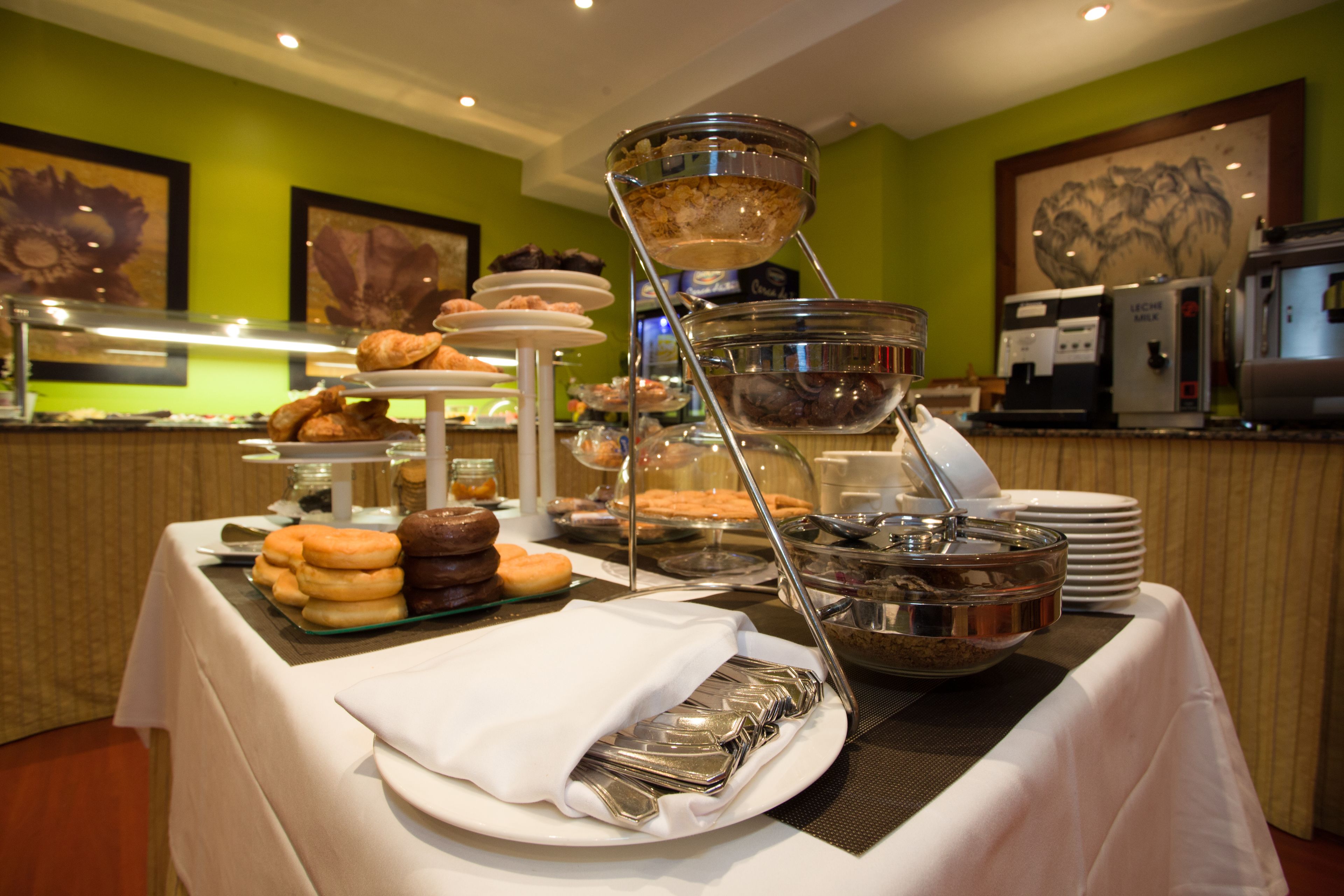 daily buffet breakfast (eur 14 per person)