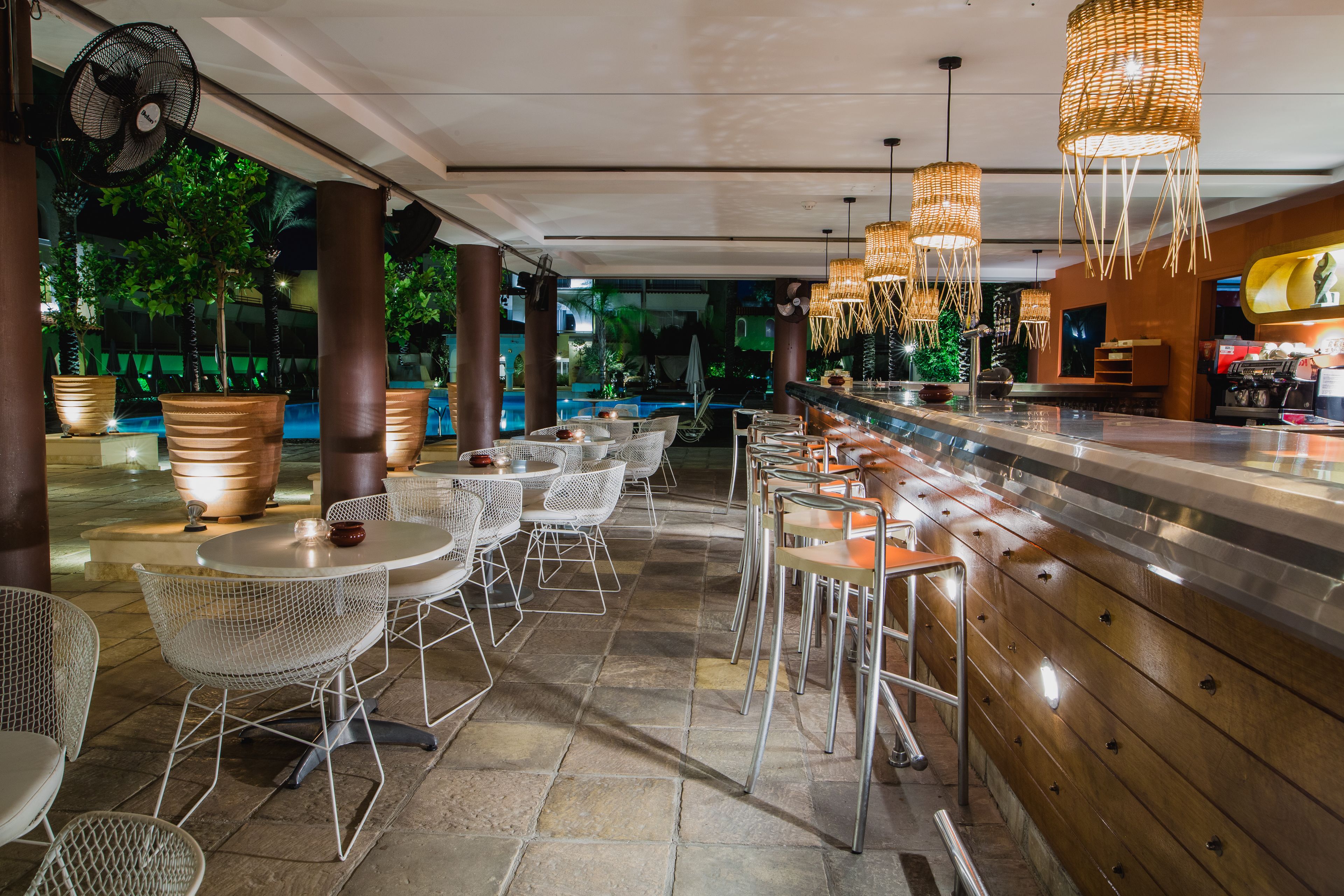 Poolside bar