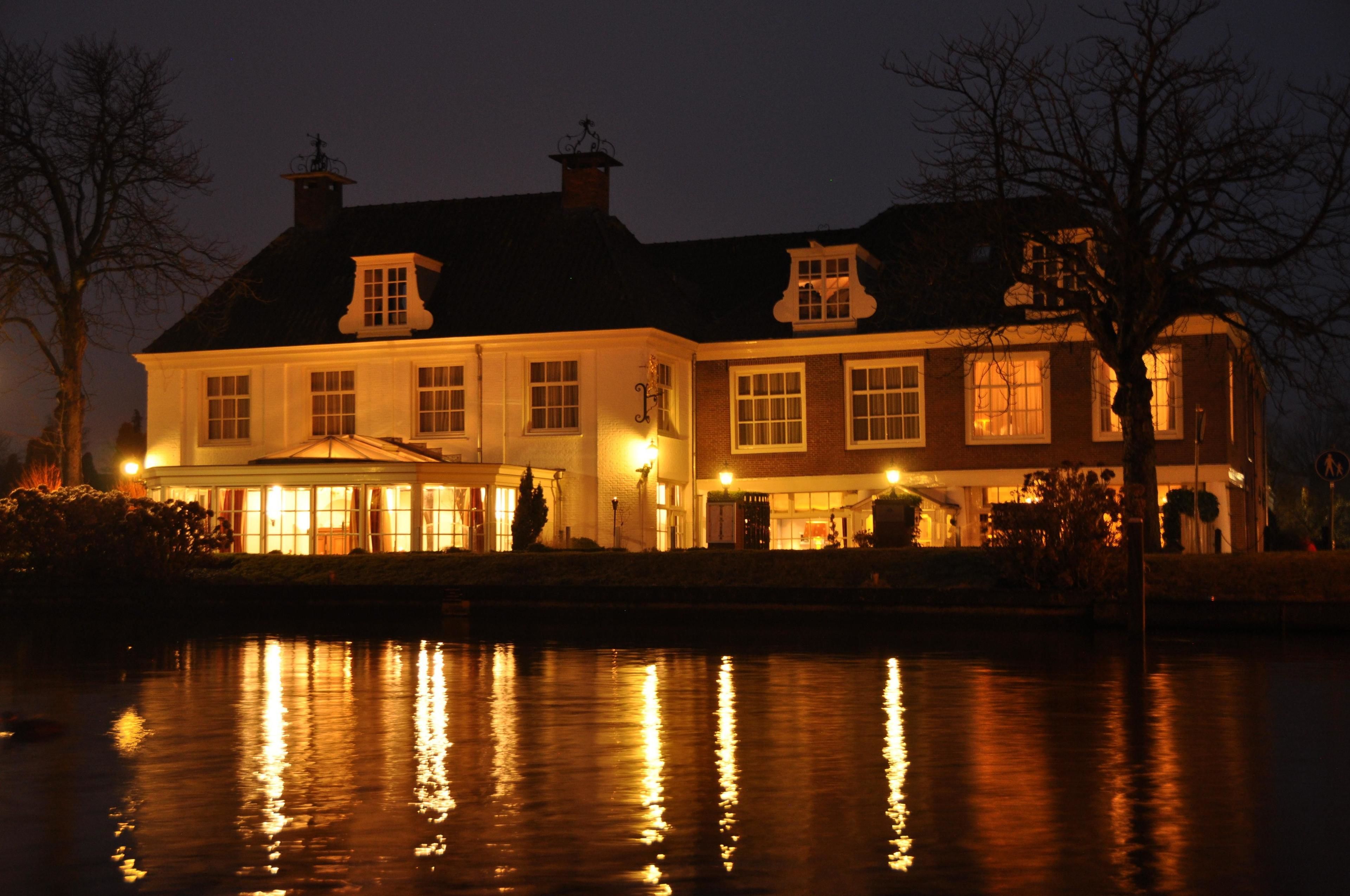 Front of property – evening/night