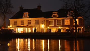 Front of property – evening/night