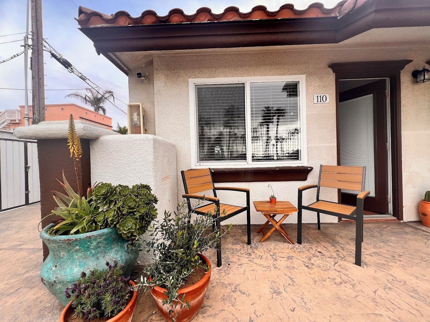 Studio, 1 queensize-seng med sovesofa | Terrasse/patio
