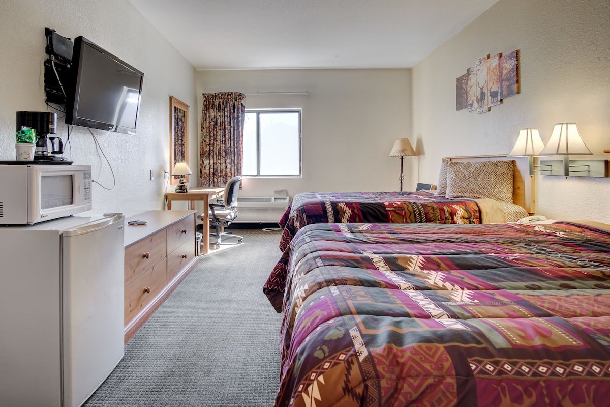 In-room safe, desk, blackout curtains, iron/ironing board