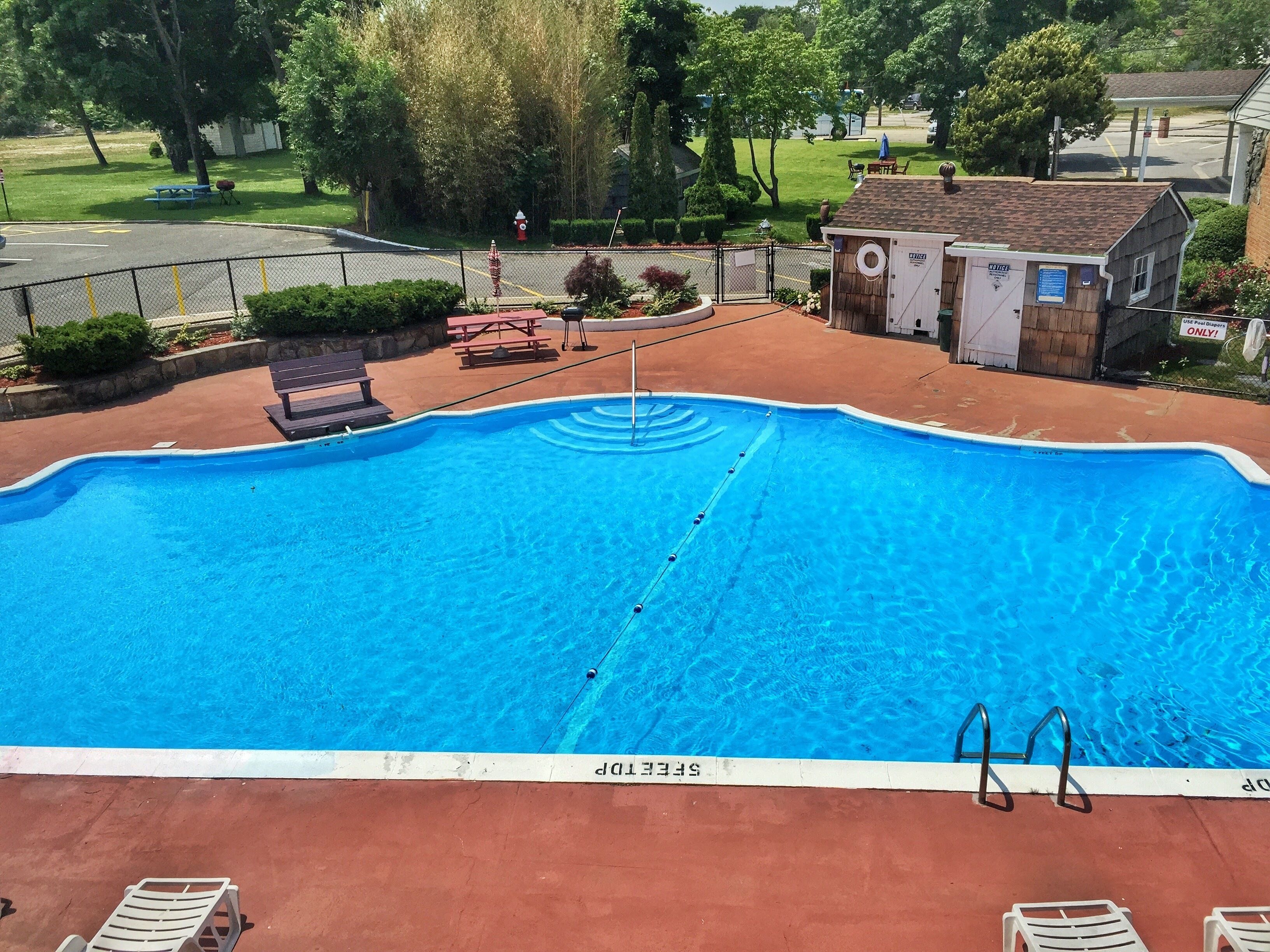 Seasonal outdoor pool