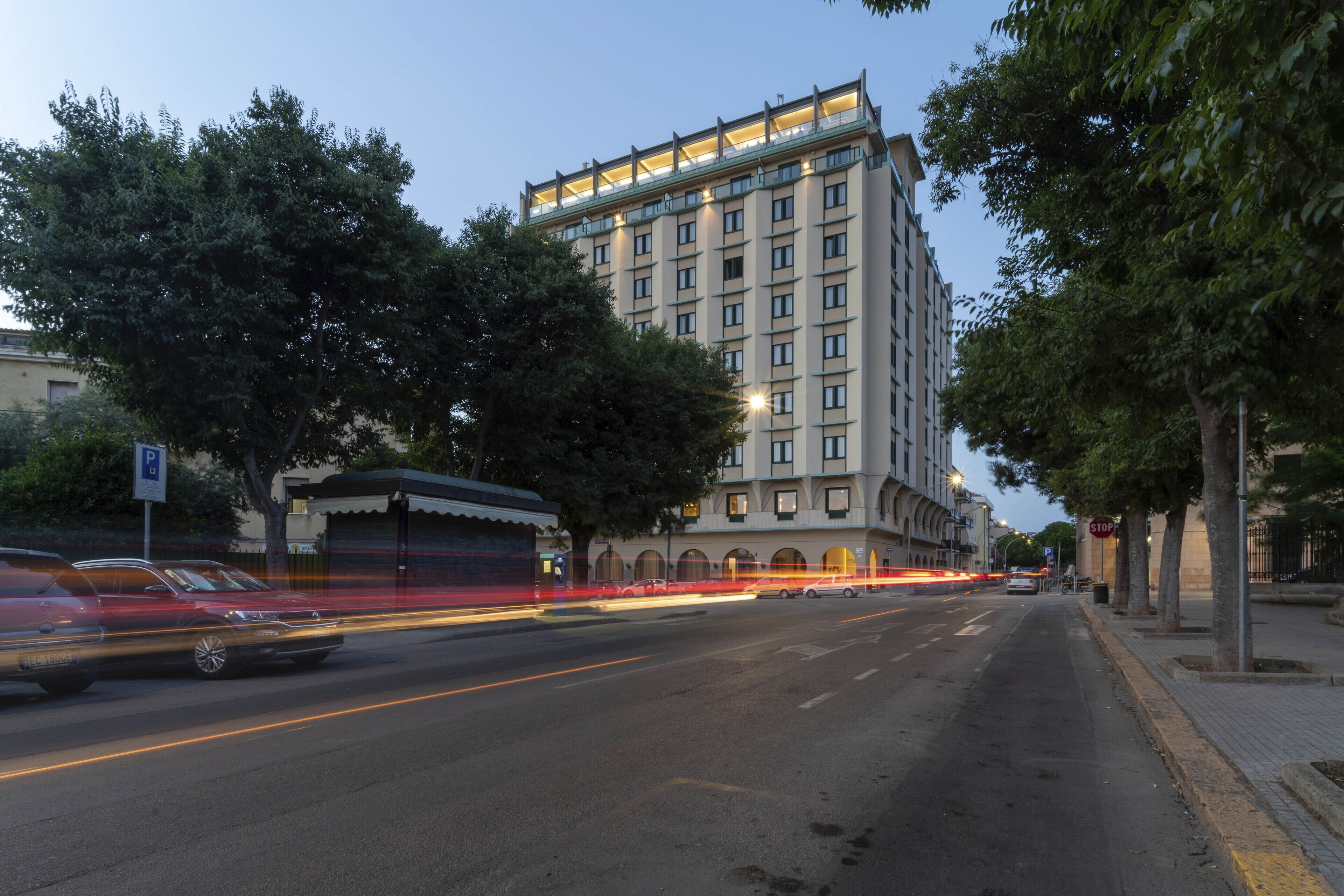 Fassade der Unterkunft – Abend/Nacht