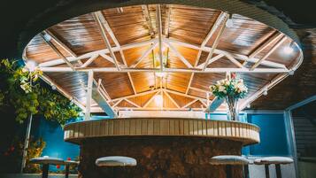 Outdoor pool, open 9:00 AM to 7:00 PM, sun loungers