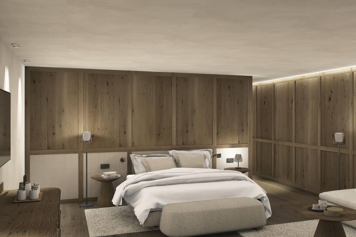 Deluxe-rum (Superior) | Duntäcken, minibar, värdeförvaringsskåp på rummet och skrivbord