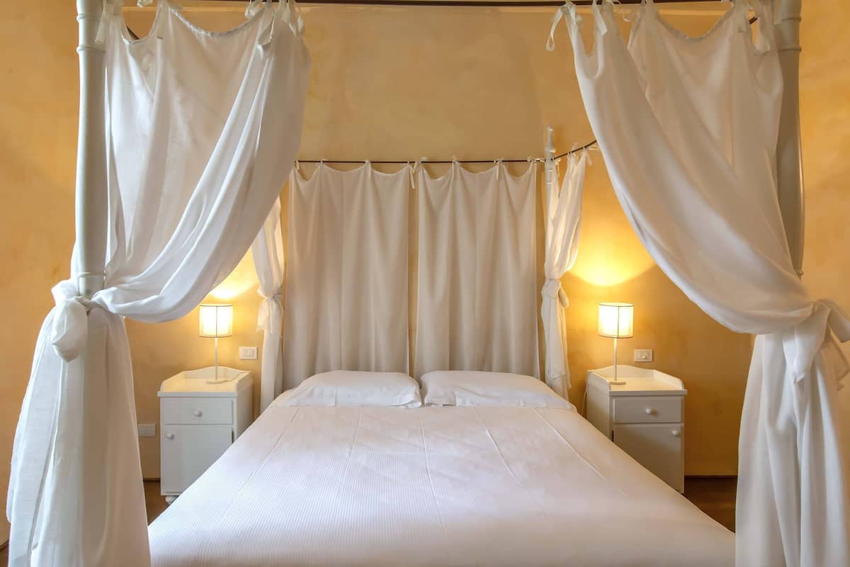 Premium bedding, down duvets, Select Comfort beds, minibar