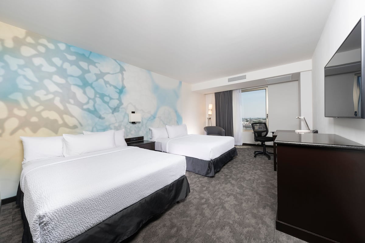 1 chambre, couette en duvet d'oie, surmatelas