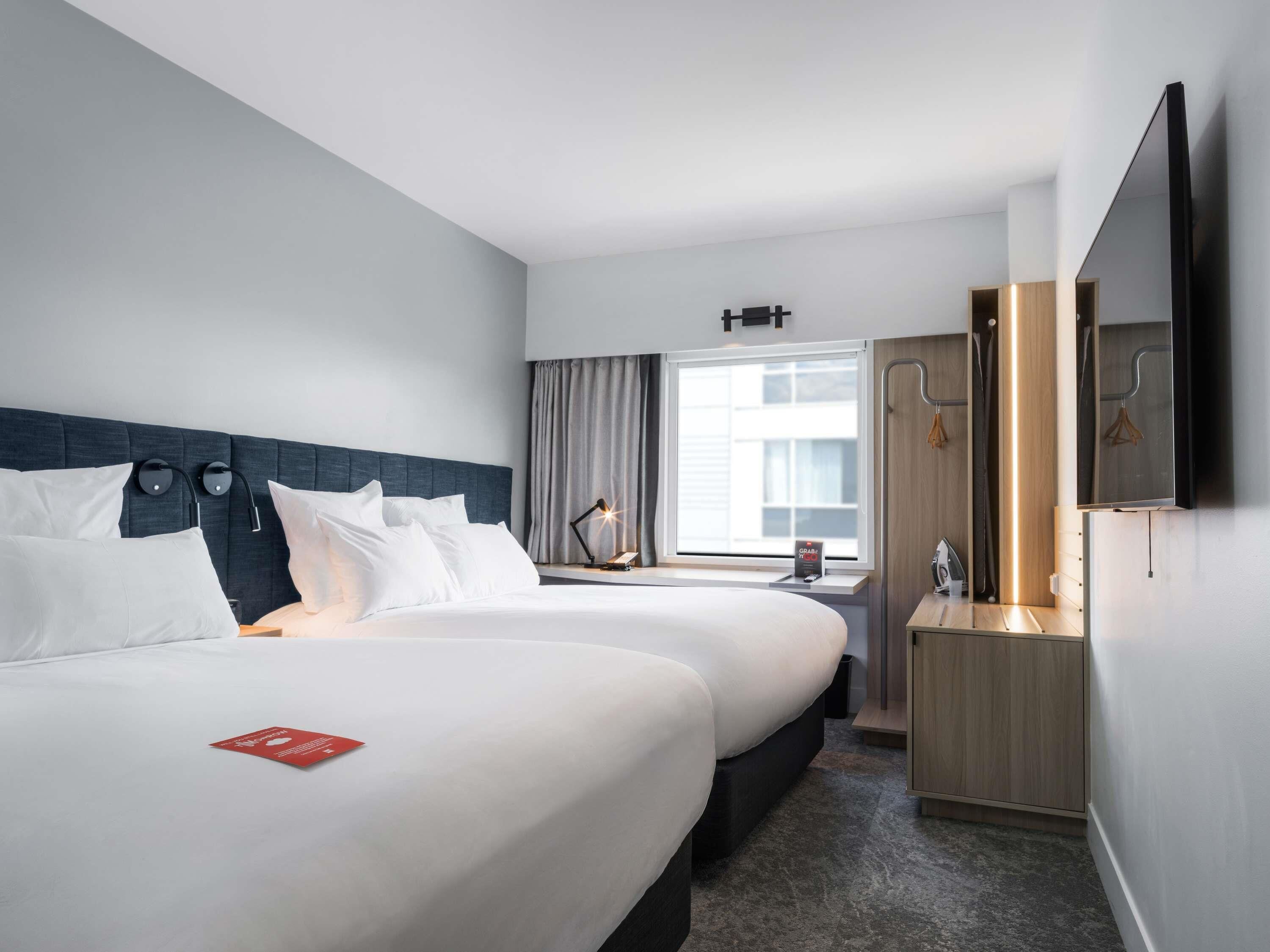 Twin Room, 2 Double Beds, City View