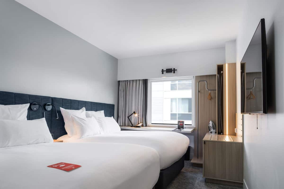 Twin Room, 2 Double Beds, City View