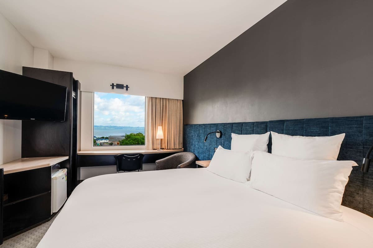Room, 1 King Bed, Lake View | Hypo-allergenic bedding, down duvets, desk, blackout curtains