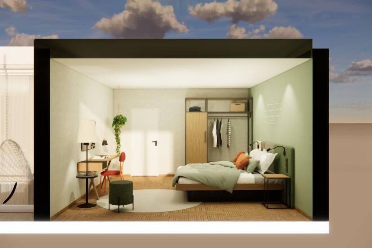 1 slaapkamer, luxe beddengoed, pillowtop-bedden, een minibar