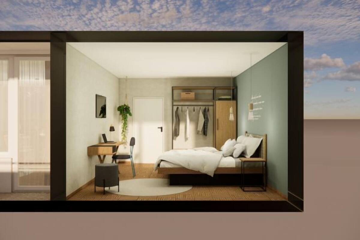 1 slaapkamer, luxe beddengoed, pillowtop-bedden, een minibar