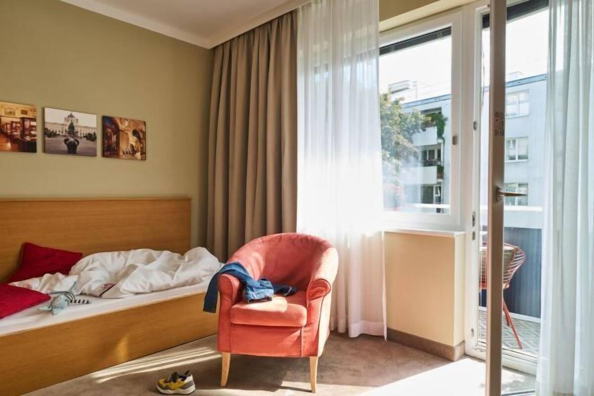 1 slaapkamer, luxe beddengoed, pillowtop-bedden, een minibar