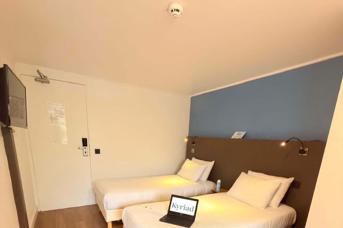 Desk, soundproofing, iron/ironing board, free cribs/infant beds