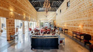 Sala de estar en el lobby
