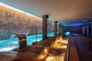 Sauna, tyrkisk bad/hammam, kropsbehandlinger, aromaterapi