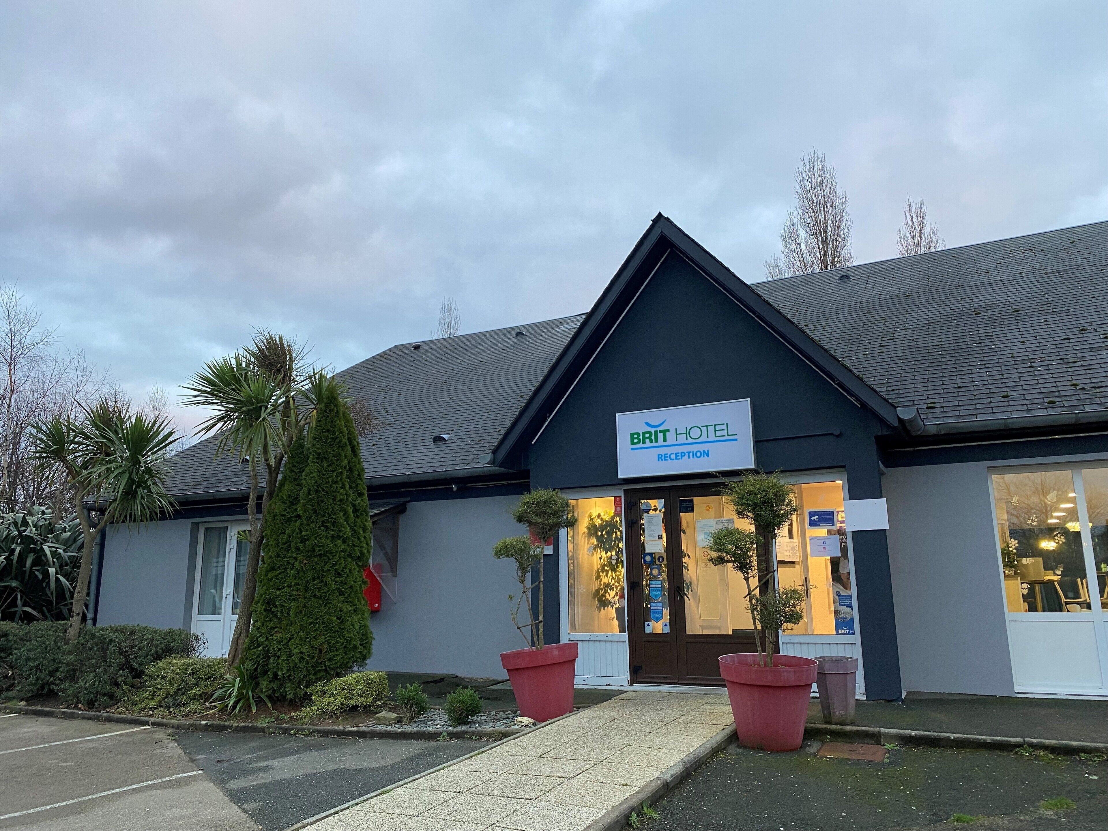 Façade de l’hébergement