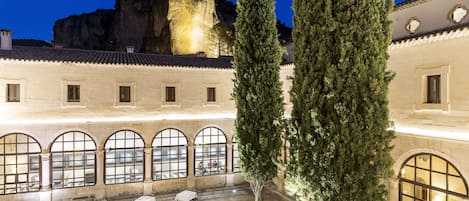 Outdoor wedding area