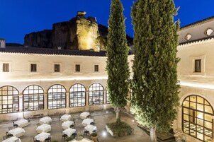 Outdoor wedding area