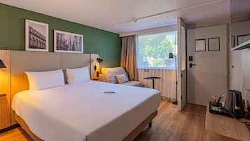 Camera Standard, 1 letto queen con divano letto | Biancheria da letto di alta qualità, con stile personalizzato