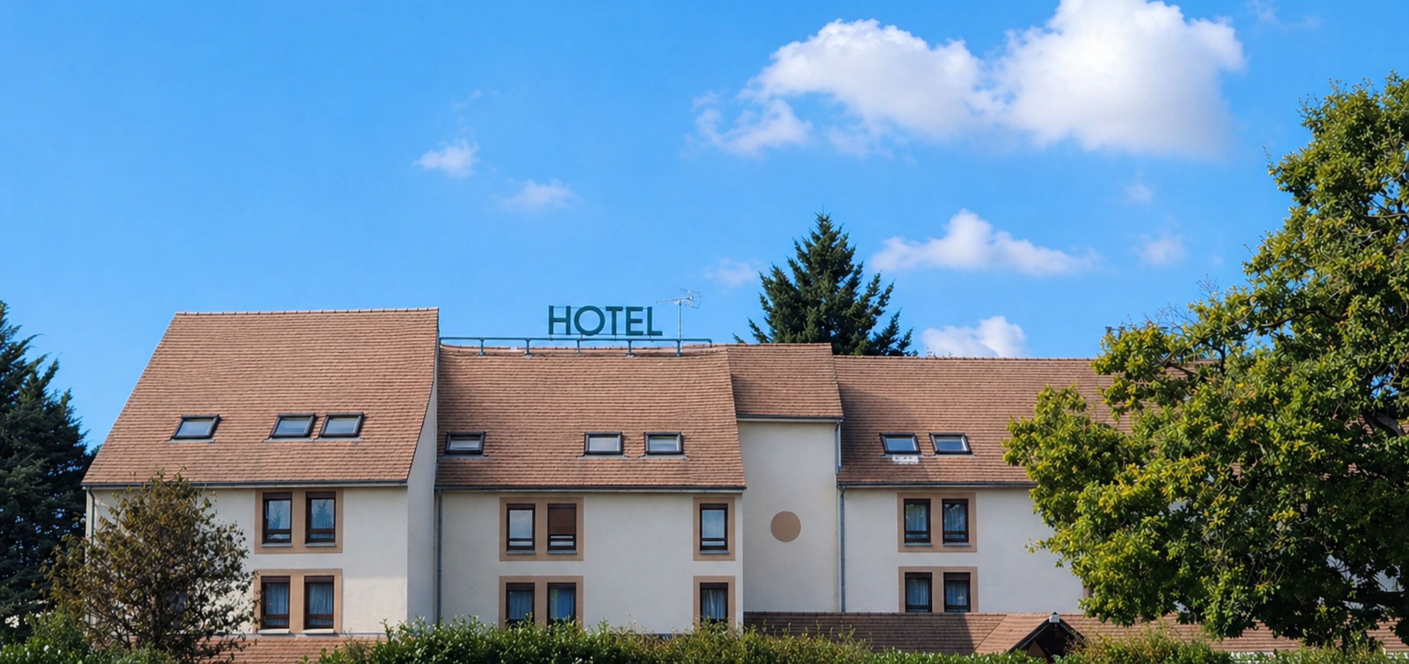 Voorkant van accommodatie