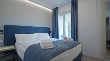 In-room safe, desk, blackout curtains, cots/infant beds