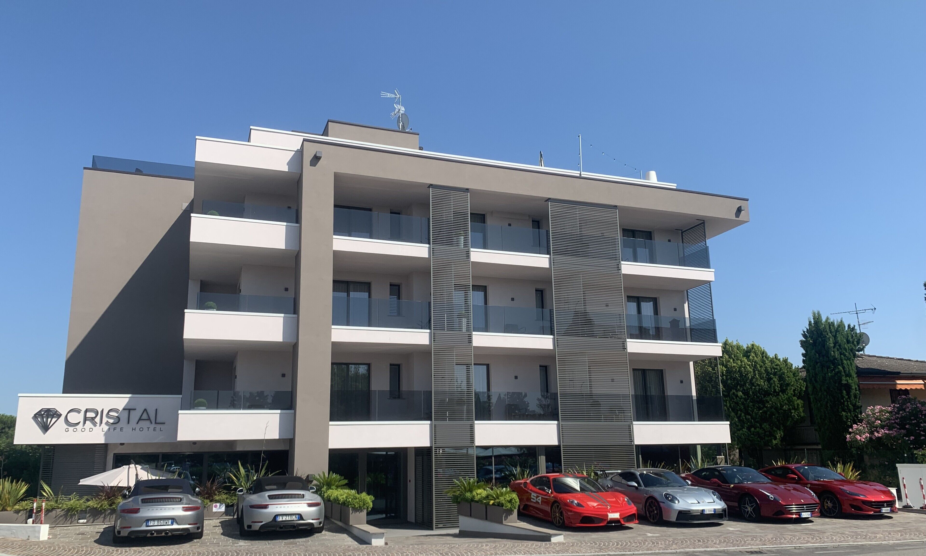 Voorkant van accommodatie