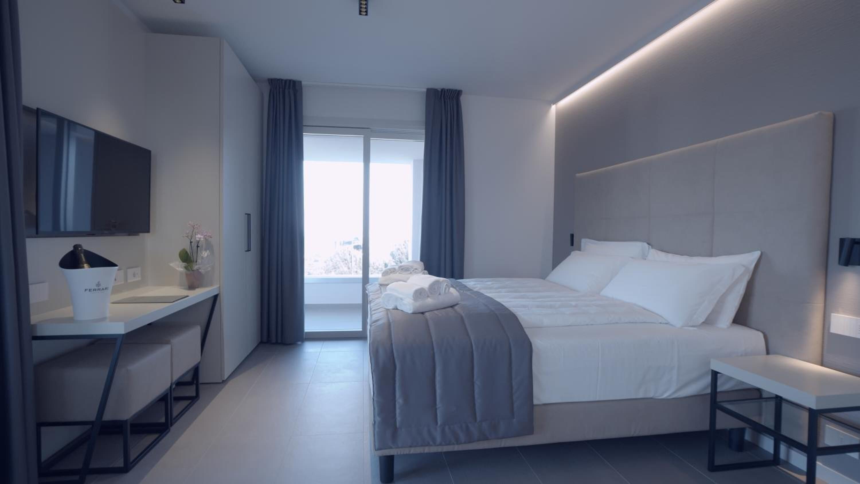 In-room safe, desk, blackout drapes, cribs/infant beds