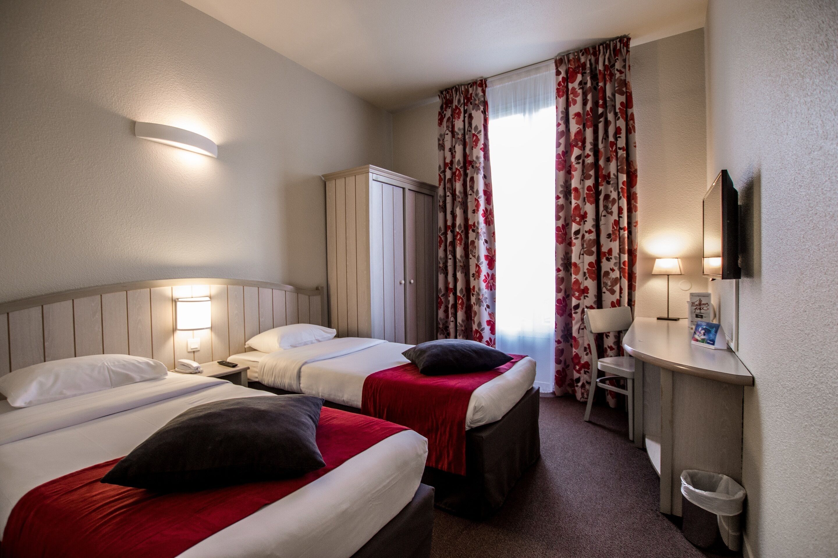 standard room, 2 single beds | view from room
