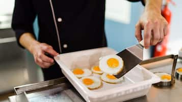 Daily buffet breakfast (EUR 16 per person)