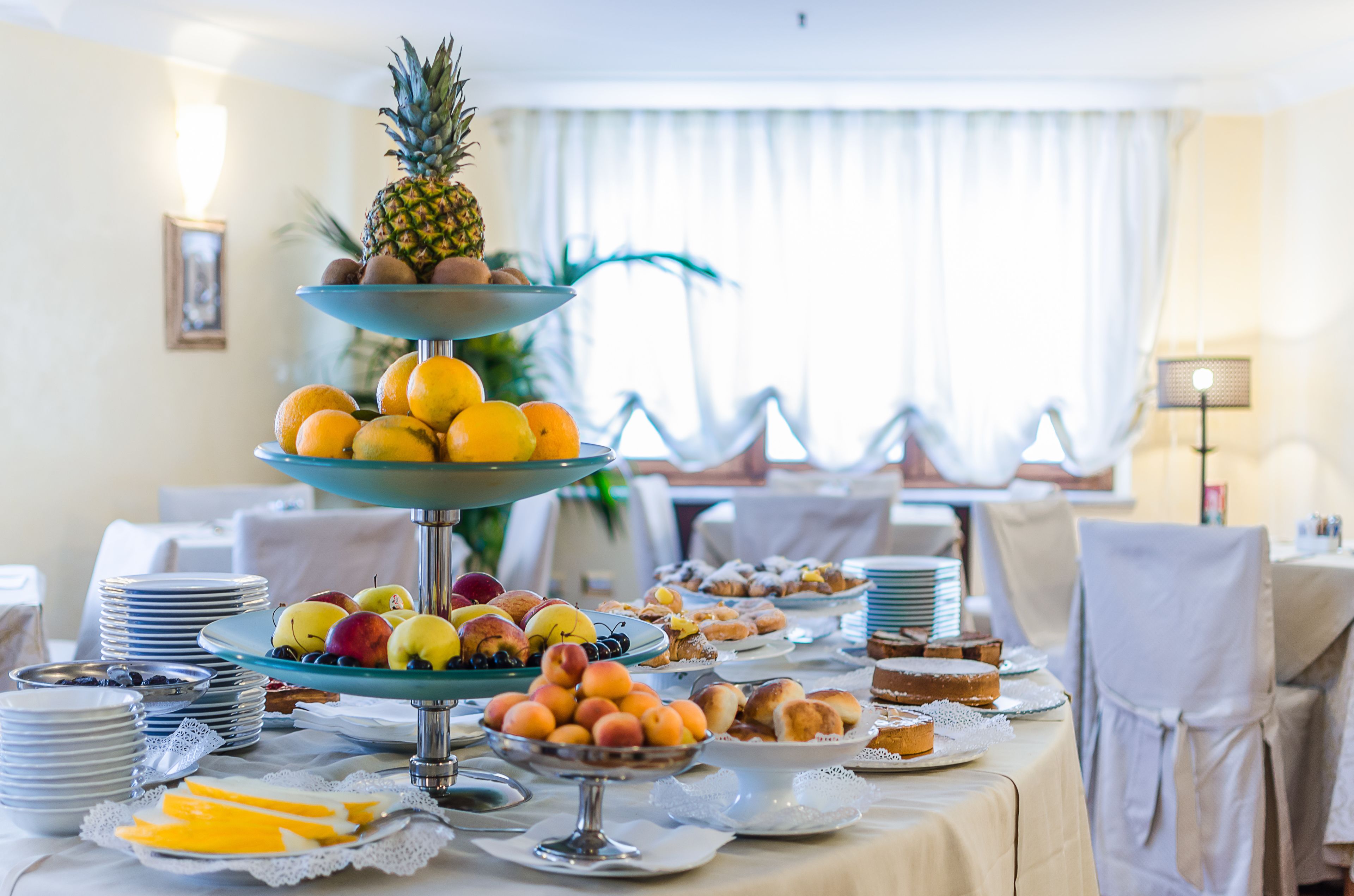 Daily buffet breakfast (EUR 12 per person)