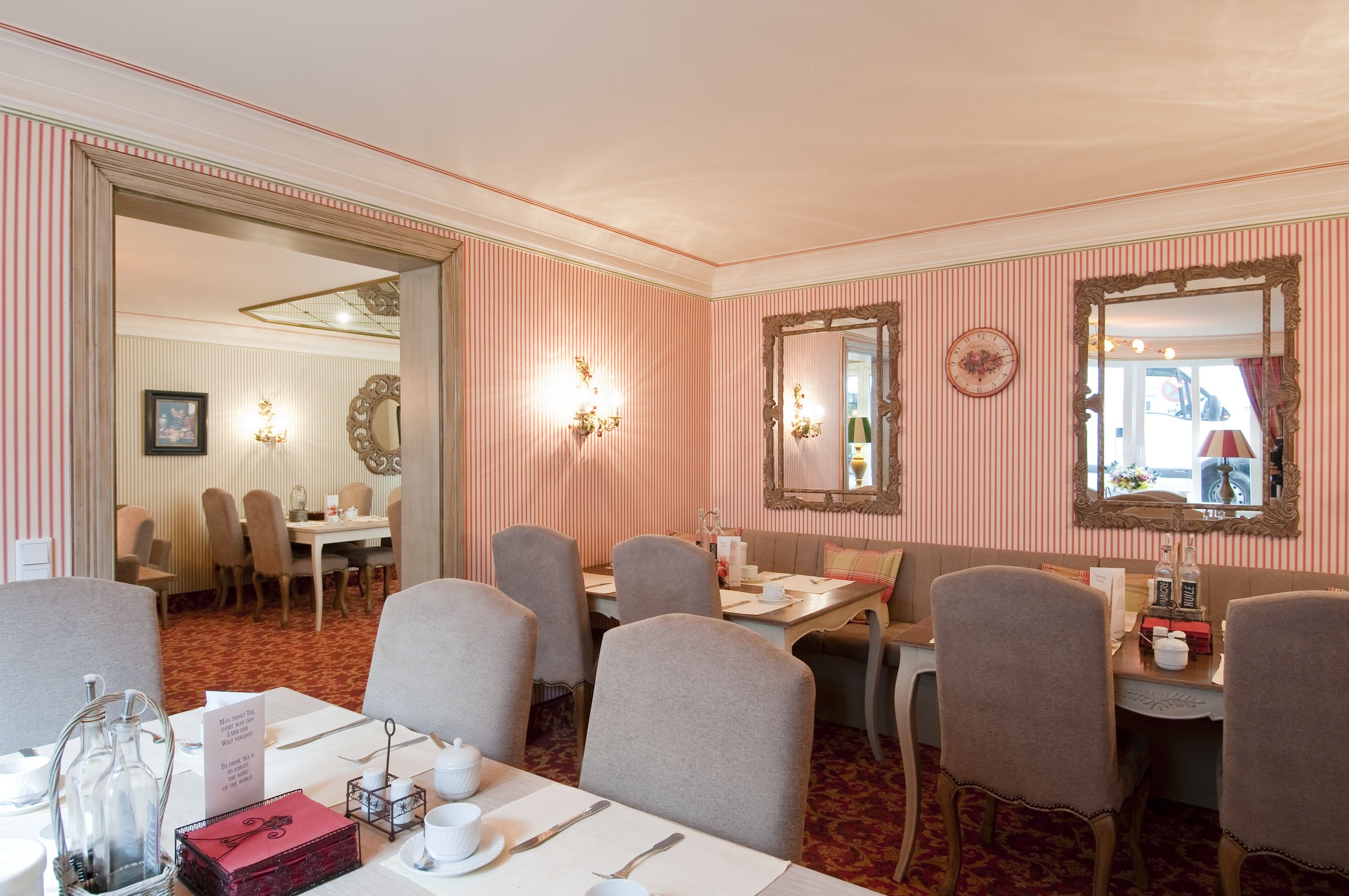 daily buffet breakfast (eur 17 per person)