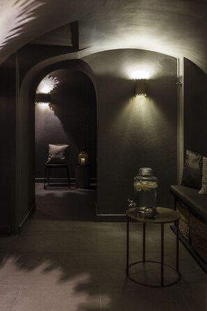 Salas de tratamiento para parejas, baño de vapor y baño turco o hammam