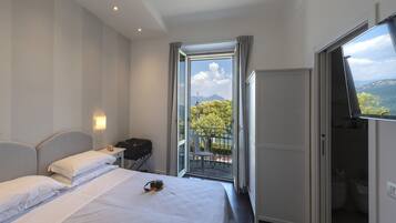 Chambre Double ou avec lits jumeaux, balcon, vue lac