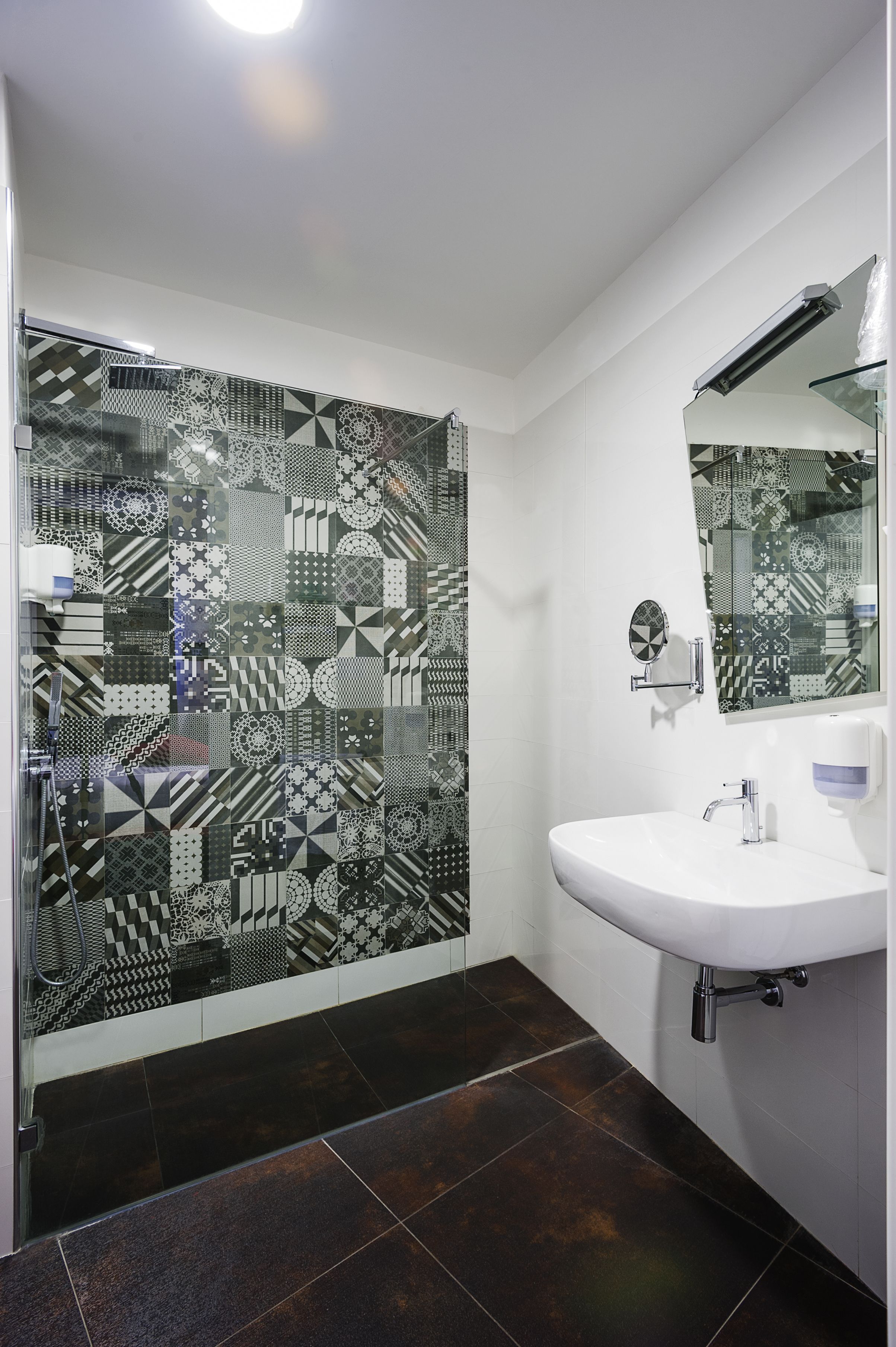 shower, eco-friendly toiletries, hair dryer, slippers