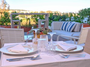 Terrasse sur le toit